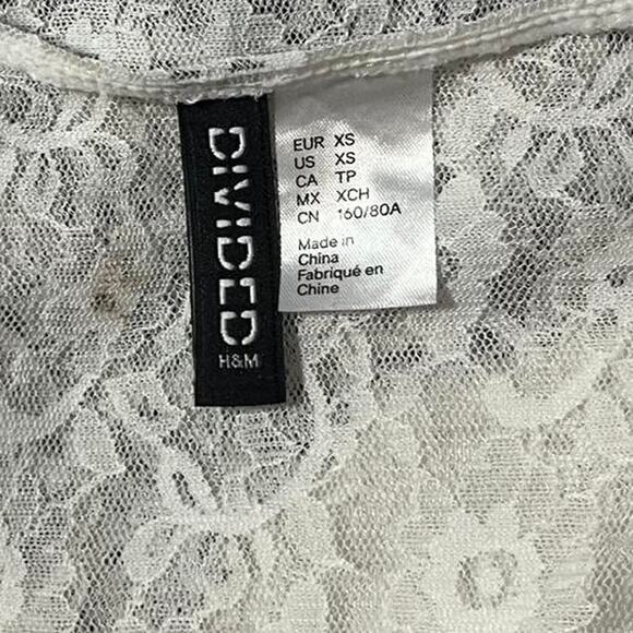 H&m lace coquette crop top - Picture 6 of 6